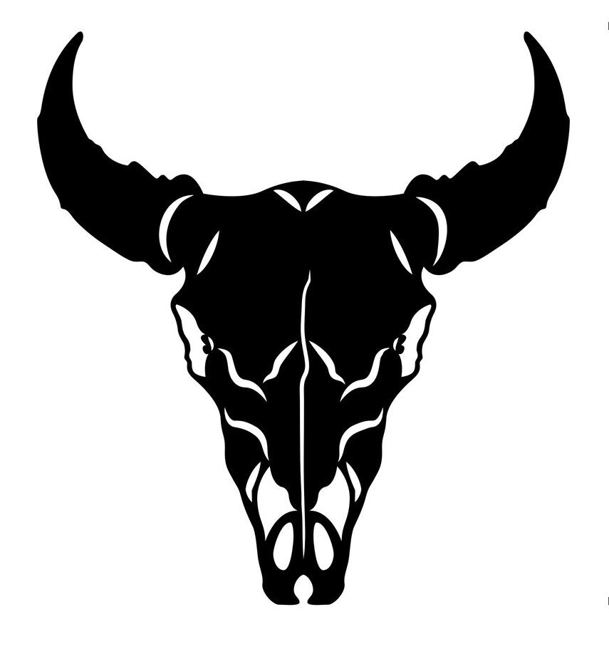 Bull Skull Metal Art