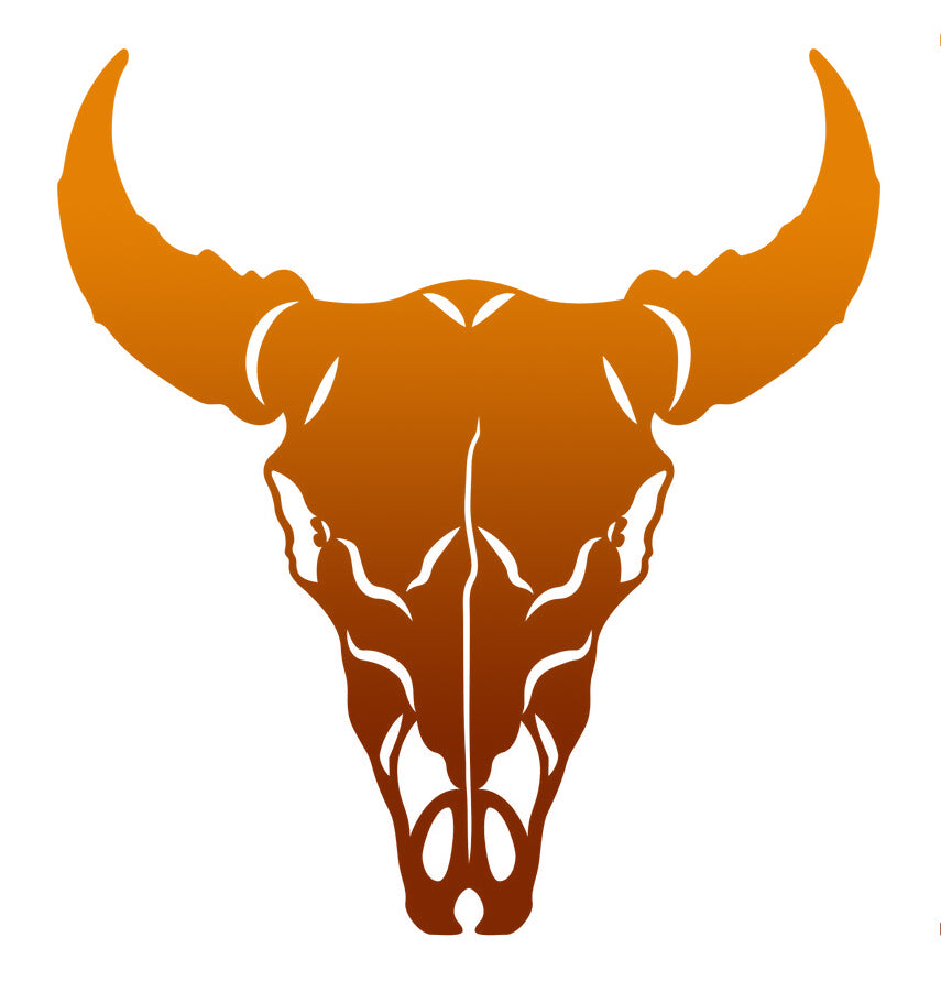 Bull Skull Metal Wall Art
