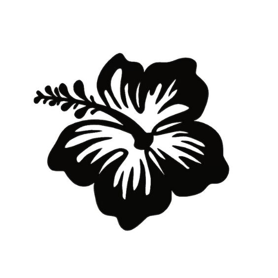Hibiscus Flower Metal Home Decor