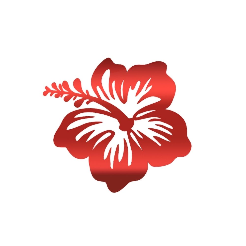 Hibiscus Flower Metal Decorative Art