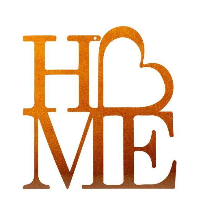 Home Love Metal Decorative Sign