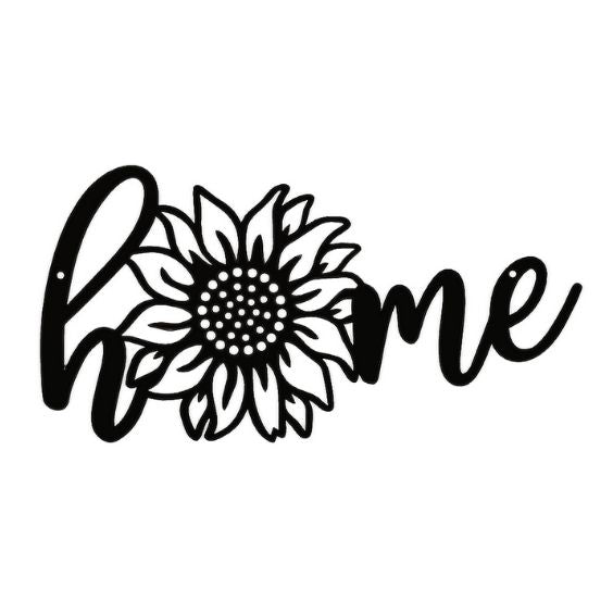 Home Sunflower Metal Wall Art 