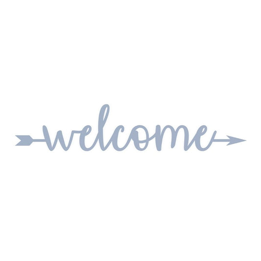 Welcome Arrow Metal Wall Art 