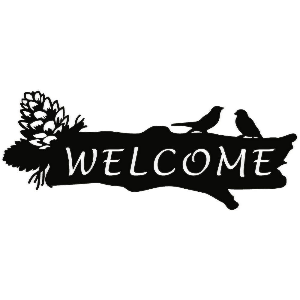 Welcome Sign Metal Home Decor 