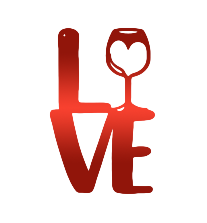 Wine Love Decorative Art 